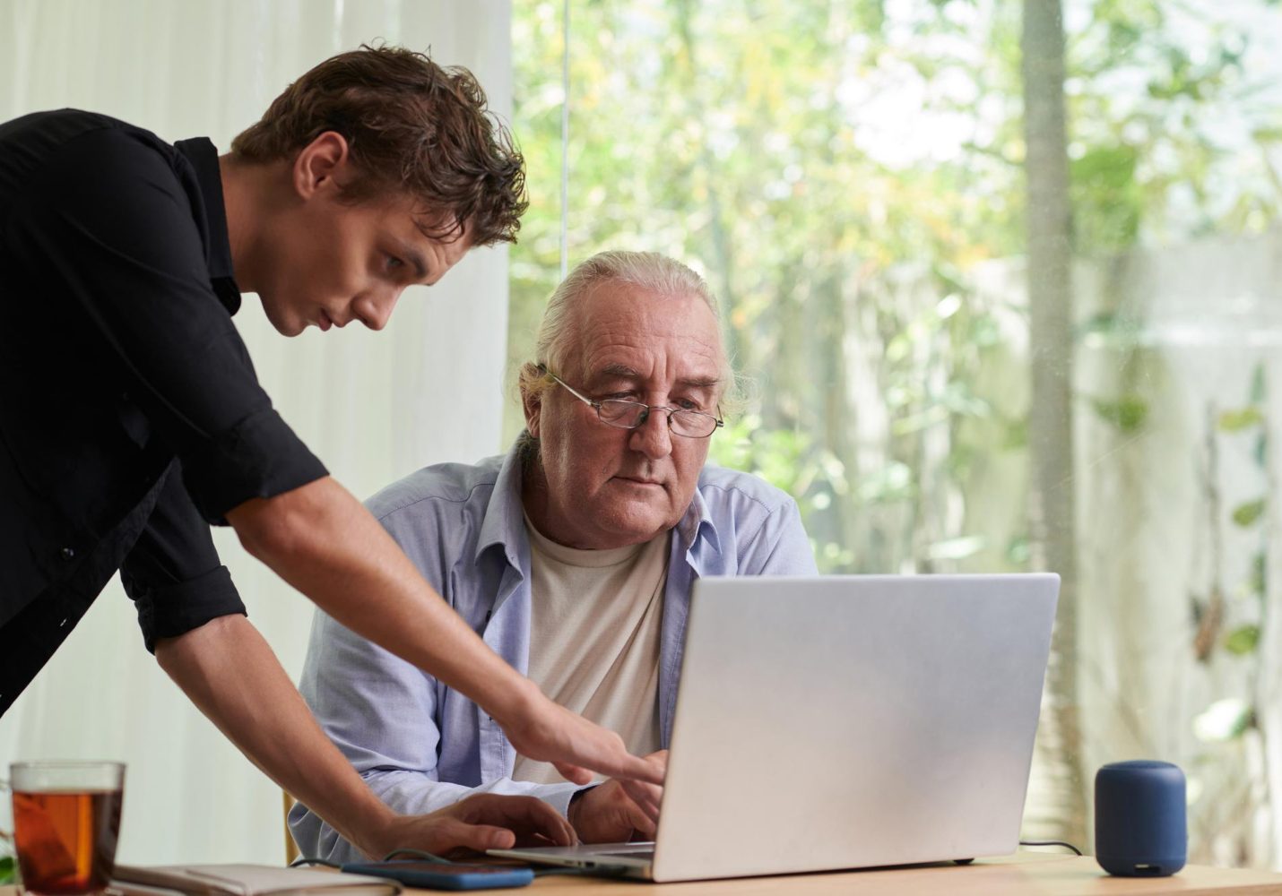 Young Man Showing Senior Father How Use Laptop Communication With Family Landscape 67F687b9d1875ffdcf4f5cdc6f740197 Rte0y8p7qu2l