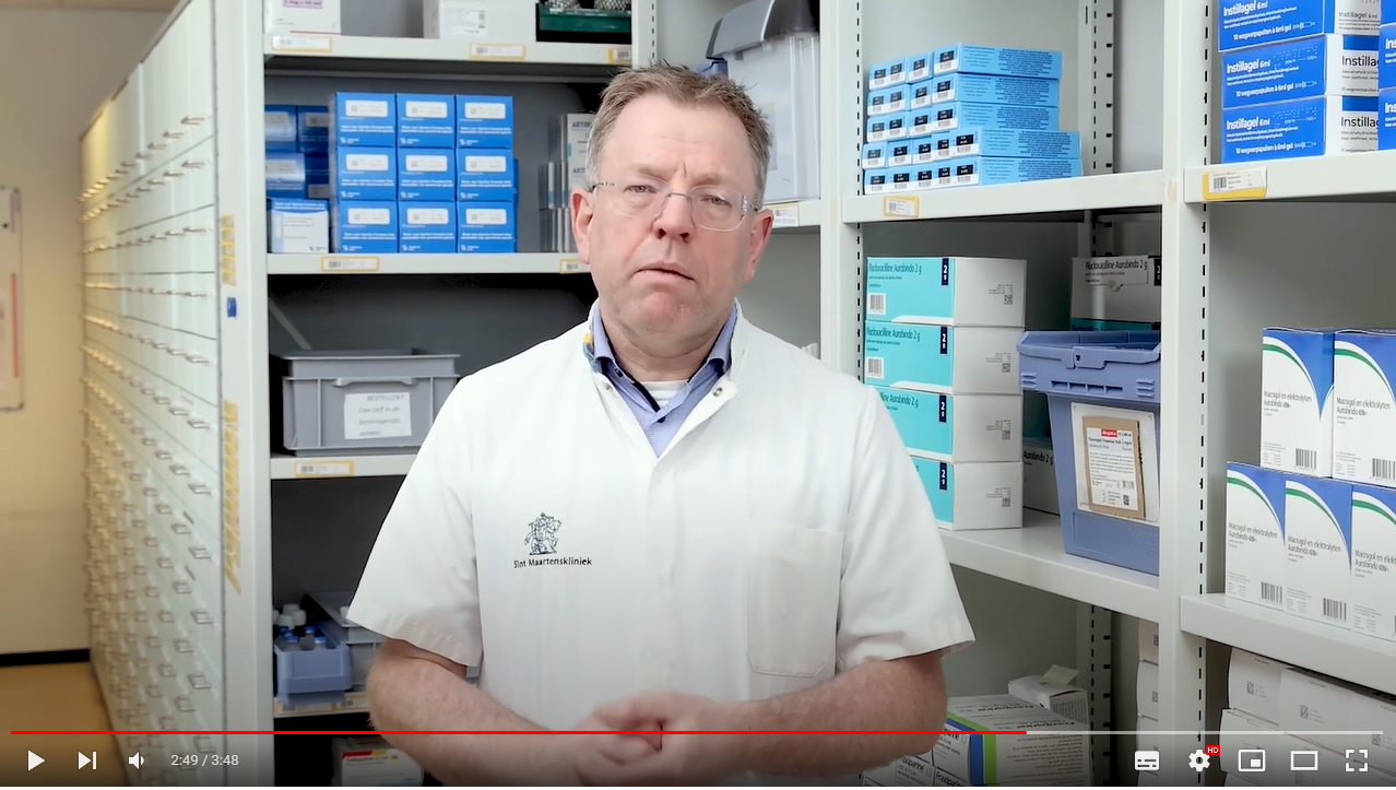 Screenshot Geneesmiddelentekort